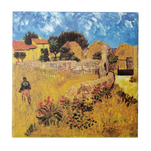 Vincent Van Gogh - Bauernhof in Provence Kunst Fliese