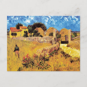 Vincent Van Gogh - Bauernhof in Provence Kunst Postkarte