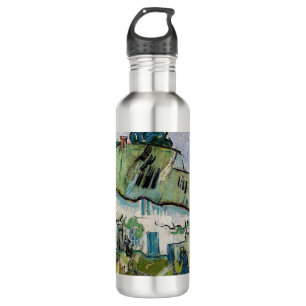 Vincent van Gogh - Bauernhof mit zwei Zahlen Edelstahlflasche