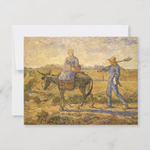 Vincent van Gogh - Bauernpaar auf dem Weg zur Arbe