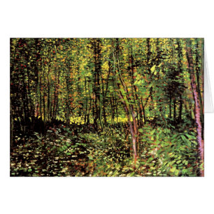 Vincent Van Gogh - Bäume und Unterholz Fine Art