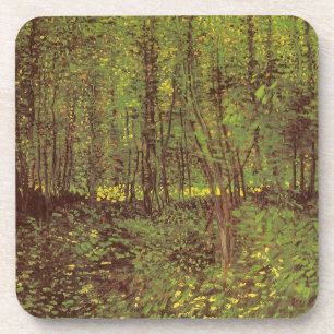 Vincent van Gogh - Bäume und Unterholz Getränkeuntersetzer