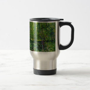 Vincent Van Gogh Bäume und Unterholz Reisebecher