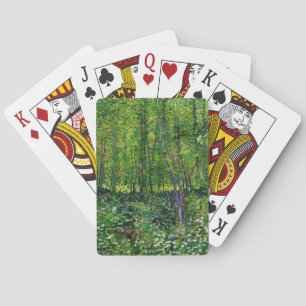 Vincent Van Gogh Bäume und Unterholz Spielkarten