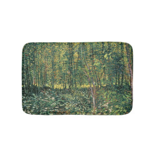 Vincent van Gogh   Bäume und Unterwuchs, 1887 Badematte