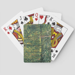 Vincent van Gogh   Bäume und Unterwuchs, 1887 Spielkarten
