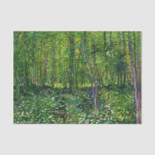 Vincent Van Gogh Bäume und Unterwuchs Seidenpapier