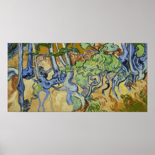 Vincent van Gogh - Baumwurzeln Poster