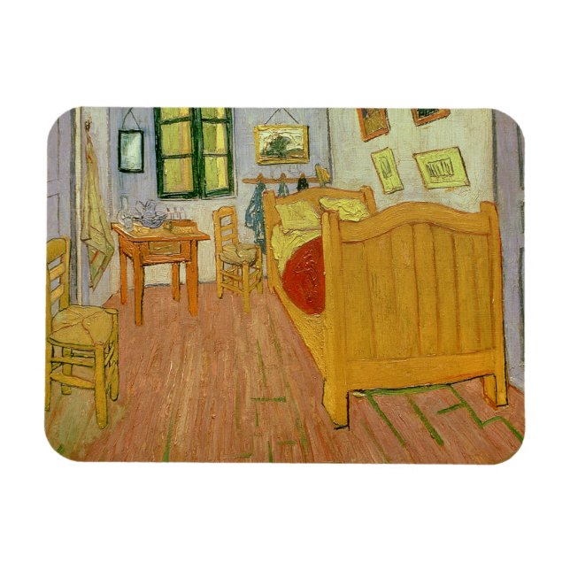 Vincent van Gogh Bedroom, 1888 Magnet (Horizontal)