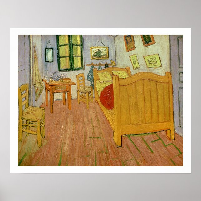 Vincent van Gogh Bedroom, 1888 Poster (Vorne)