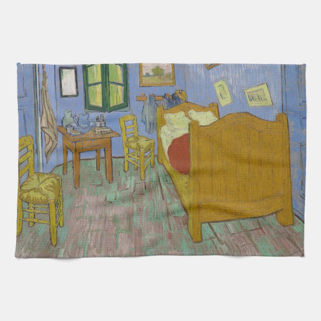 Vincent Van Gogh Bedroom Painting Geschirrtuch (Horizontal)