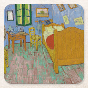 Vincent Van Gogh Bedroom Painting Rechteckiger Pappuntersetzer