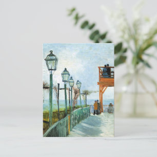 Vincent van Gogh - Belvedere mit Blick auf Montmar Postkarte