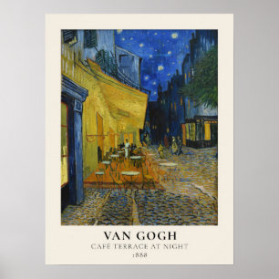 Vincent Van Gogh Berühmte Caféterrasse bei Nacht Poster
