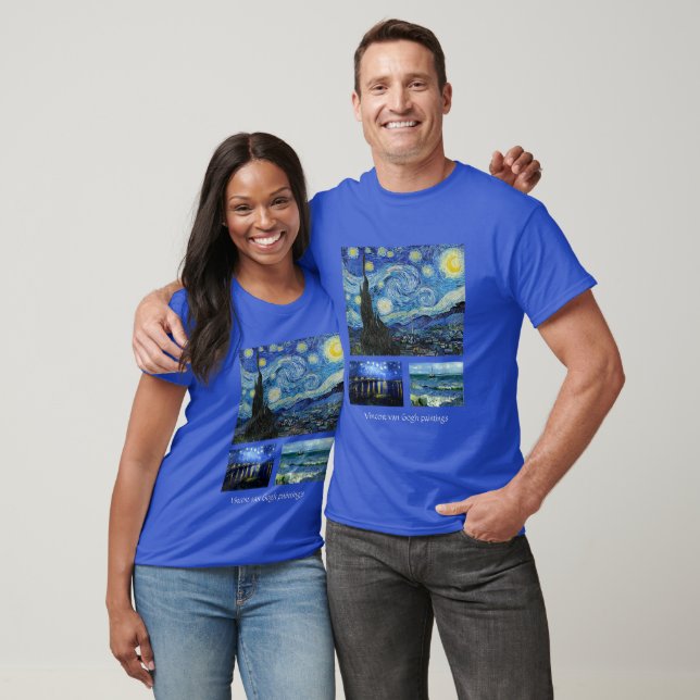 Vincent van Gogh berühmte Gemälde T-Shirt (Unisex)