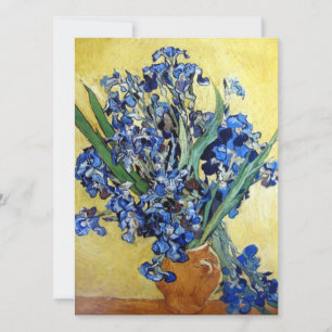 Vincent van Gogh, blaue Reisen im gelben Hintergru