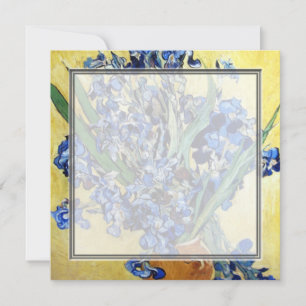 Vincent van Gogh, blaue Reisen im gelben Hintergru