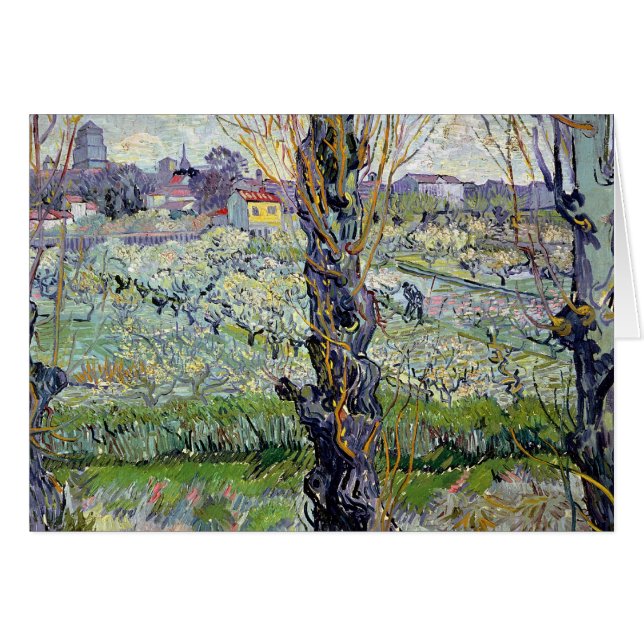 Vincent van Gogh | Blick auf den Arles, 1889 (Vorderseite (Horizontal))