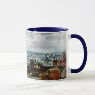 Vincent Van Gogh - Blick auf die Dächer von Paris Tasse