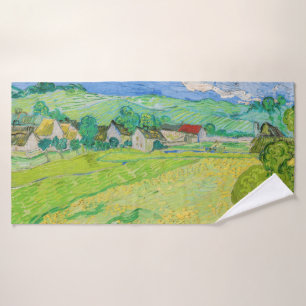 Vincent van Gogh - Blick auf Vessenots bei Auvers Badhandtuch Set
