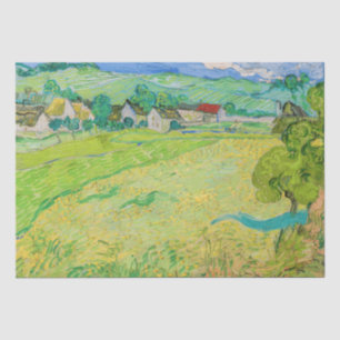Vincent van Gogh - Blick auf Vessenots bei Auvers Seidenpapier