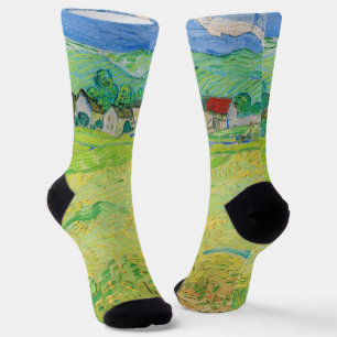 Vincent van Gogh - Blick auf Vessenots bei Auvers Socken