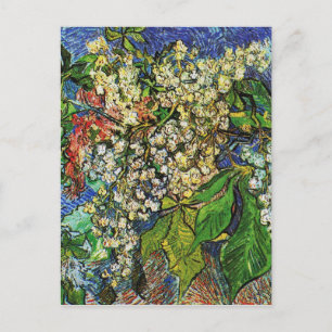 Vincent van Gogh-Blooming Kastanienzweige Postkarte