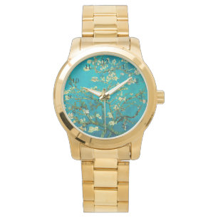 Vincent Van Gogh Blossoming Almond Tree Floral Art Armbanduhr