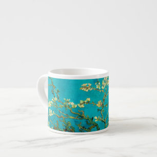 Vincent Van Gogh Blossoming Almond Tree Floral Art Espressotasse