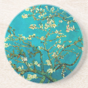 Vincent Van Gogh Blossoming Almond Tree Floral Art Getränkeuntersetzer