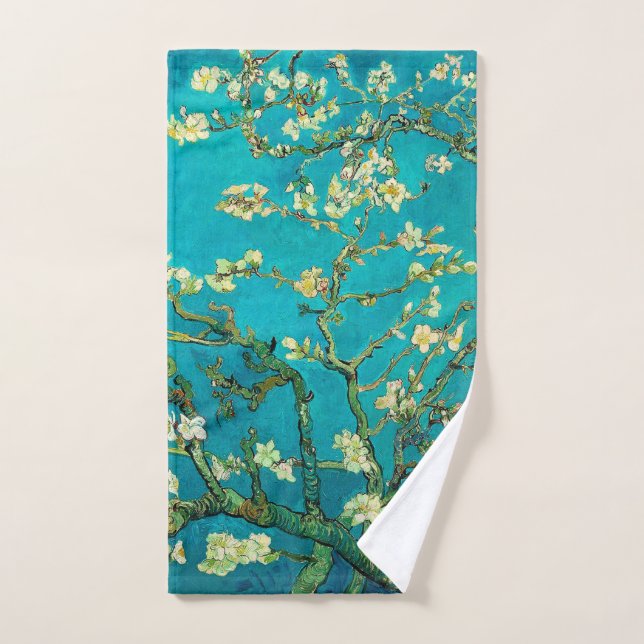 Vincent Van Gogh Blossoming Almond Tree Floral Art Handtuch (Handtuch)
