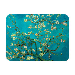 Vincent Van Gogh Blossoming Almond Tree Floral Art Magnet