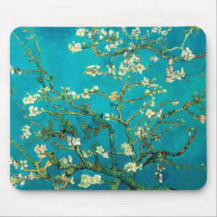 Vincent Van Gogh Blossoming Almond Tree Floral Art Mousepad
