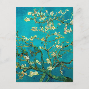 Vincent Van Gogh Blossoming Almond Tree Floral Art Postkarte
