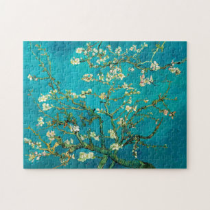 Vincent Van Gogh Blossoming Almond Tree Floral Art Puzzle