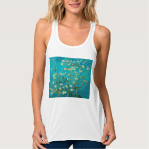 Vincent Van Gogh Blossoming Almond Tree Floral Art Tank Top
