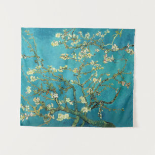 Vincent Van Gogh Blossoming Almond Tree Floral Art Wandteppich