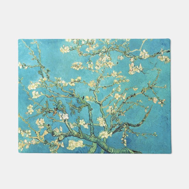 Vincent van Gogh Blossomong Almond Tree Fußmatte (Vorderseite)
