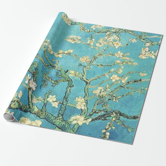 Vincent van Gogh Blossomong Almond Tree Geschenkpapier (Ungerollt)