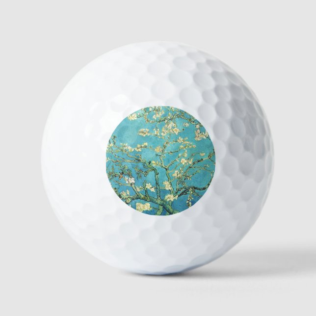 Vincent van Gogh Blossomong Almond Tree Golfball (Vorderseite)