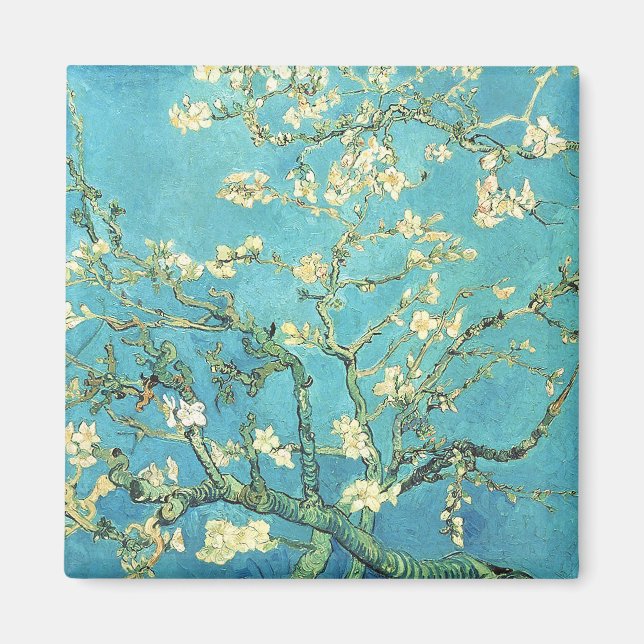 Vincent van Gogh Blossomong Almond Tree Magnet (Vorne)