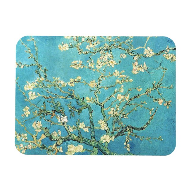 Vincent van Gogh Blossomong Almond Tree Magnet (Horizontal)