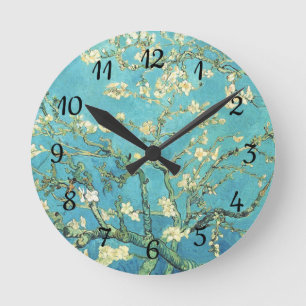 Vincent van Gogh Blossomong Almond Tree Runde Wanduhr