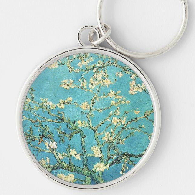 Vincent van Gogh Blossomong Almond Tree Schlüsselanhänger (Vorne)