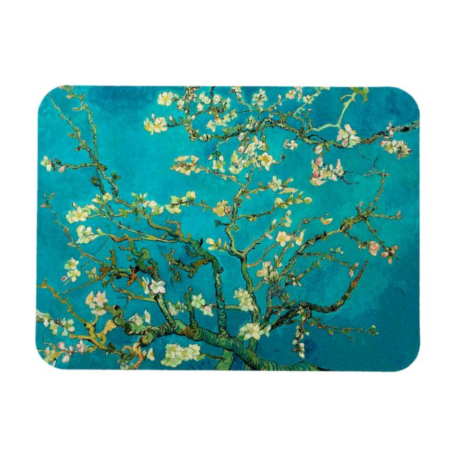 Vincent Van Gogh Blühen Almond Tree Blumenstrauß K Magnet (Horizontal)