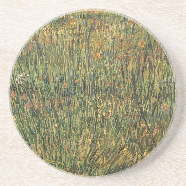 Vincent van Gogh - Blühende Weide Untersetzer (Vorne)