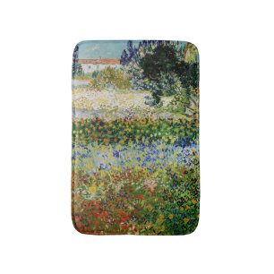Vincent van Gogh - Blühender Garten Badematte