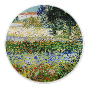 Vincent van Gogh - Blühender Garten Keramikknauf