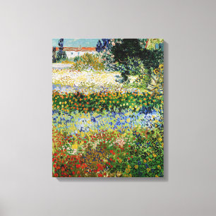 Vincent van Gogh - Blühender Garten Leinwanddruck