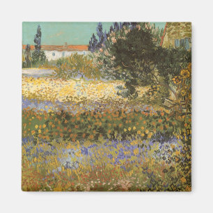 Vincent van Gogh - Blühender Garten Magnet